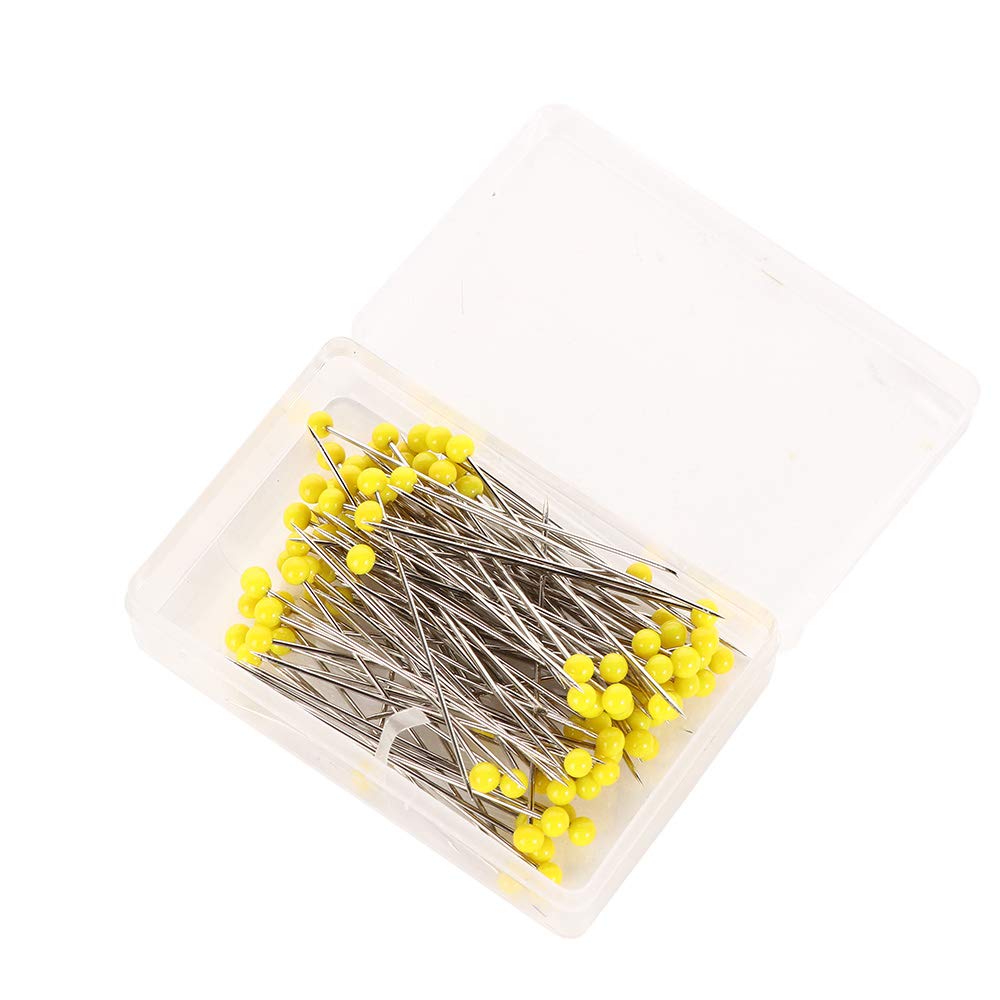 Amazon.com: 100PCS Sewing Needles Colored Glass Head Bead